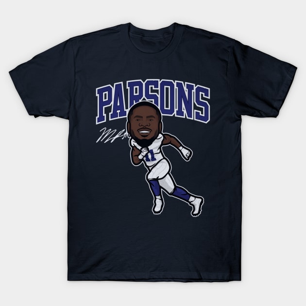 Micah Parsons Dallas Toon T-Shirt by Chunta_Design